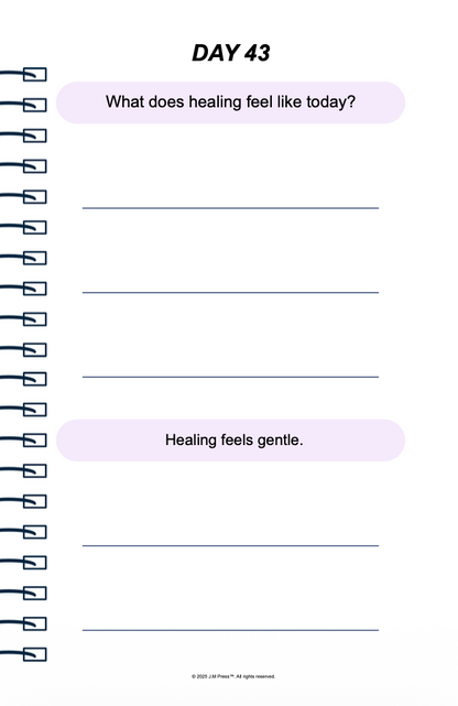 Grief & Healing Pocket Diary | Guided Journal for Processing Loss, Emotional Healing, and Gentle Recovery | JM Press