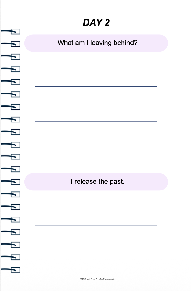 New Beginnings Pocket Diary | Reflective Journal for Fresh Starts, Life Transitions, and Personal Renewal | JM Press