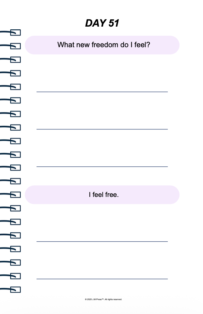 Travel Light Pocket Diary | Reflective Journal for Letting Go, Life Transitions, and Fresh Starts | JM Press