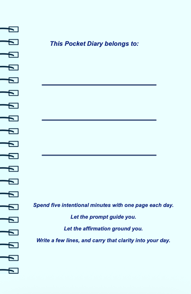 Brave Beginnings Pocket Diary | Guided Journal for Starting New Chapters, Building Confidence, and Navigating Life Transitions | JM Press
