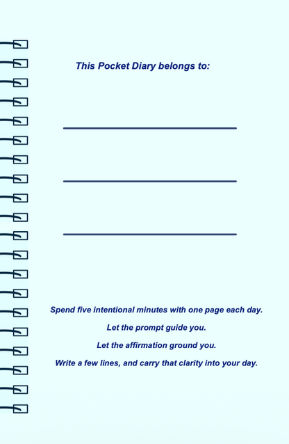 Brave Beginnings Pocket Diary | Guided Journal for Starting New Chapters, Building Confidence, and Navigating Life Transitions | JM Press