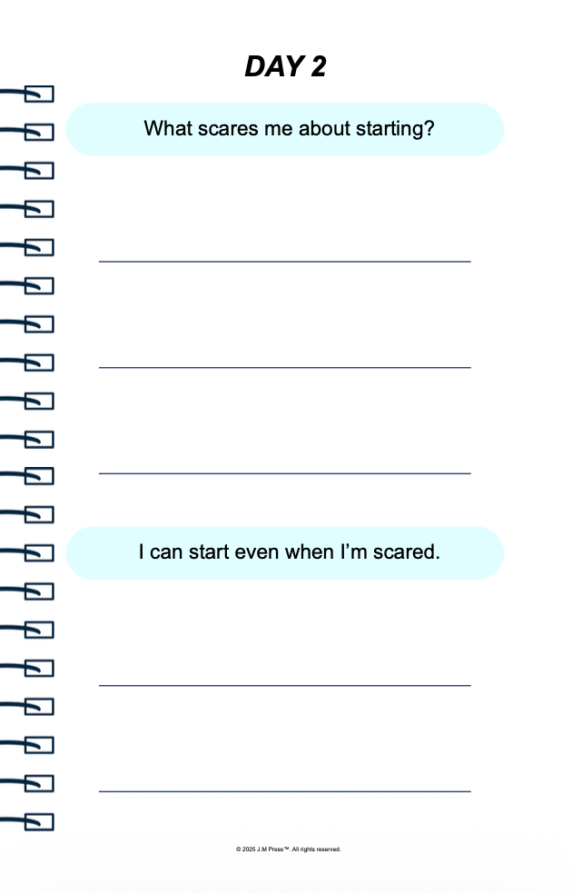 Brave Beginnings Pocket Diary | Guided Journal for Starting New Chapters, Building Confidence, and Navigating Life Transitions | JM Press