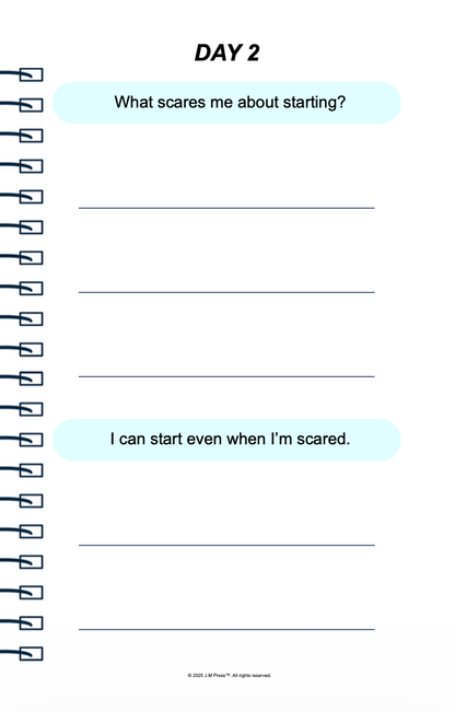 Brave Beginnings Pocket Diary | Guided Journal for Starting New Chapters, Building Confidence, and Navigating Life Transitions | JM Press