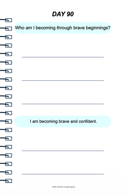 Brave Beginnings Pocket Diary | Guided Journal for Starting New Chapters, Building Confidence, and Navigating Life Transitions | JM Press