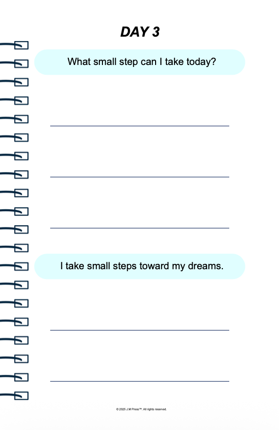 Dream It, Do It Goal Diary | Motivational Journal for Goal Setting, Focus, and Turning Dreams into Action | JM Press