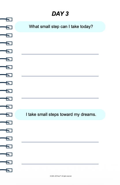 Dream It, Do It Goal Diary | Motivational Journal for Goal Setting, Focus, and Turning Dreams into Action | JM Press