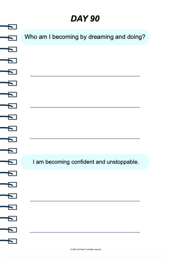 Dream It, Do It Goal Diary | Motivational Journal for Goal Setting, Focus, and Turning Dreams into Action | JM Press