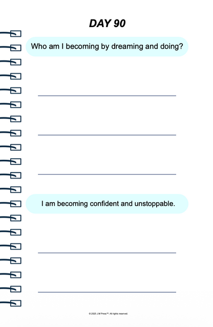 Dream It, Do It Goal Diary | Motivational Journal for Goal Setting, Focus, and Turning Dreams into Action | JM Press