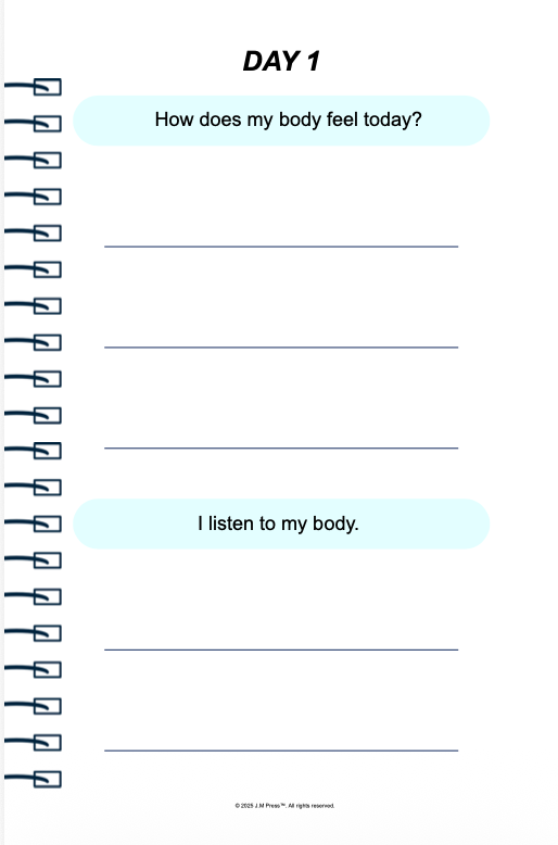 Everyday Wellness Pocket Diary | Guided Wellness Journal for Building Healthy Daily Habits, Energy Balance & Mind-Body Awareness | JM Press