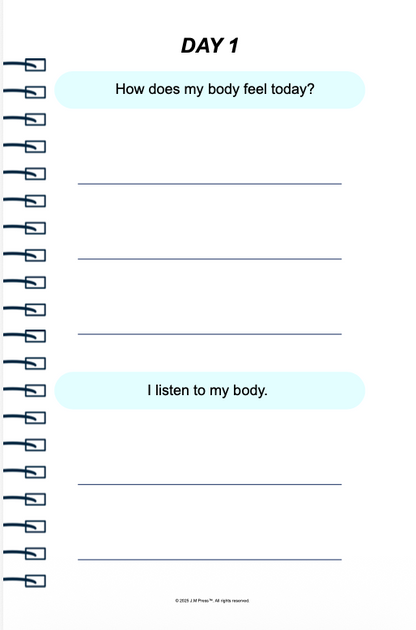 Everyday Wellness Pocket Diary | Guided Wellness Journal for Building Healthy Daily Habits, Energy Balance & Mind-Body Awareness | JM Press