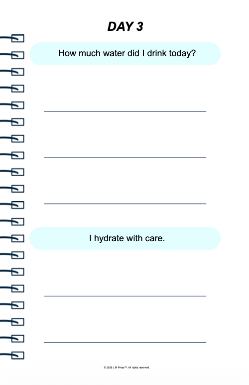 Everyday Wellness Pocket Diary | Guided Wellness Journal for Building Healthy Daily Habits, Energy Balance & Mind-Body Awareness | JM Press