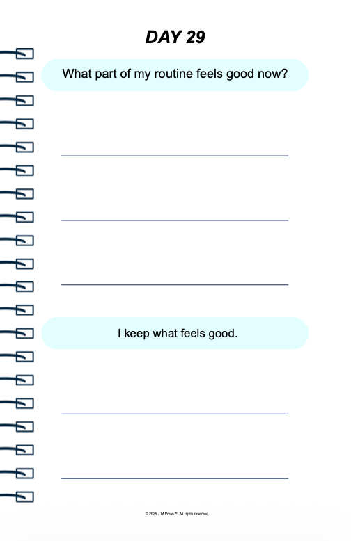 Everyday Wellness Pocket Diary | Guided Wellness Journal for Building Healthy Daily Habits, Energy Balance & Mind-Body Awareness | JM Press
