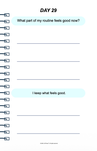 Everyday Wellness Pocket Diary | Guided Wellness Journal for Building Healthy Daily Habits, Energy Balance & Mind-Body Awareness | JM Press