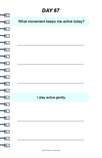 Everyday Wellness Pocket Diary | Guided Wellness Journal for Building Healthy Daily Habits, Energy Balance & Mind-Body Awareness | JM Press