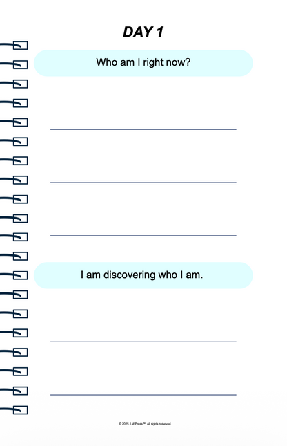 Finding Me Pocket Diary | Guided Self-Discovery Journal for Identity, Emotional Clarity & Personal Growth | JM Press