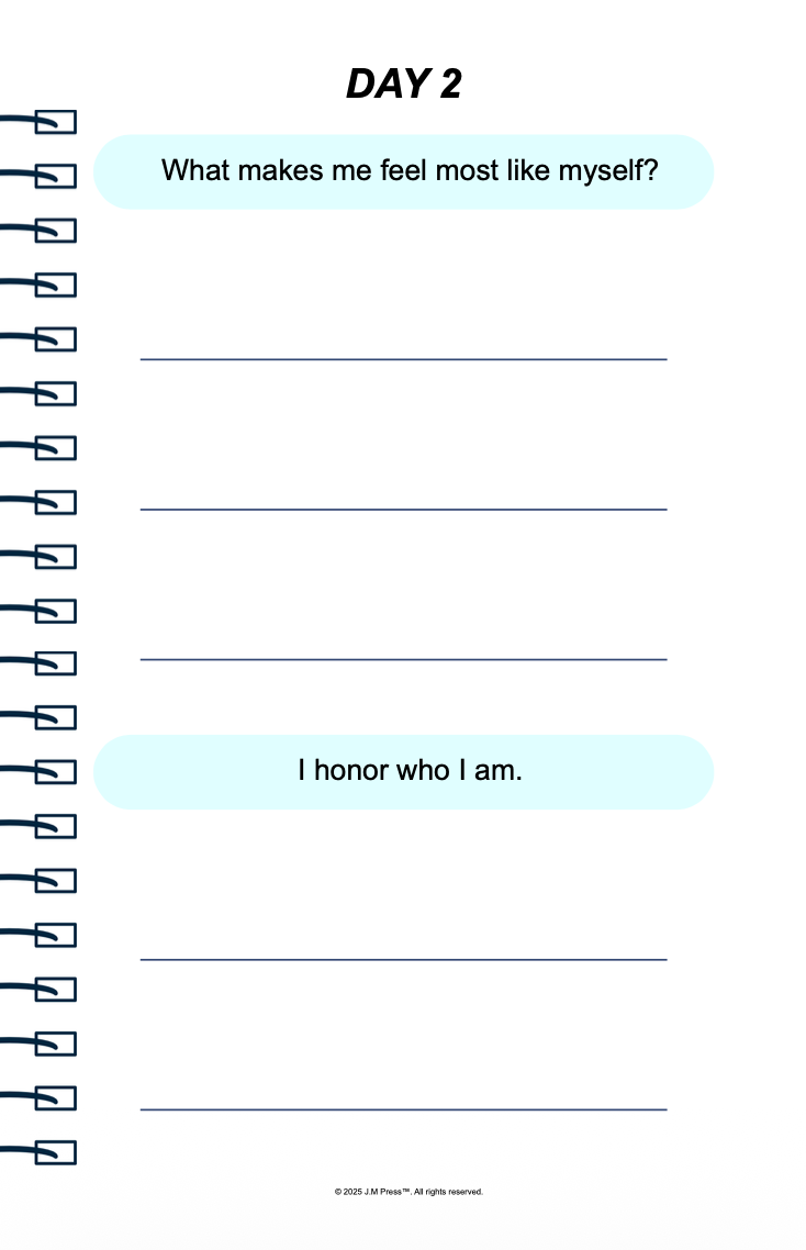 Finding Me Pocket Diary | Guided Self-Discovery Journal for Identity, Emotional Clarity & Personal Growth | JM Press