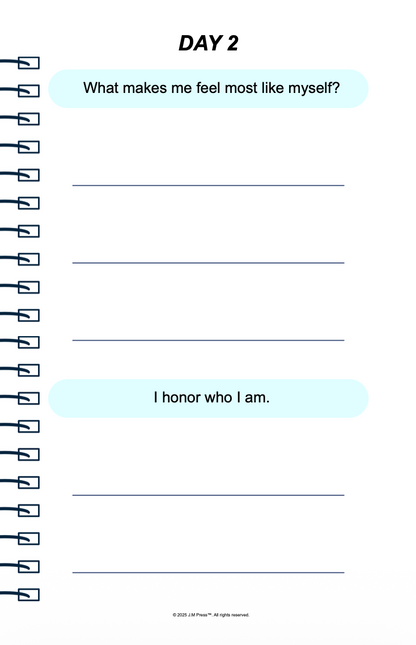 Finding Me Pocket Diary | Guided Self-Discovery Journal for Identity, Emotional Clarity & Personal Growth | JM Press