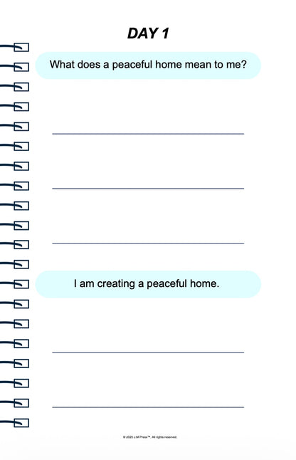 Home Reset Pocket Diary | Guided Journal for Decluttering, Organizing Your Home & Creating a Calm Living Space | JM Press