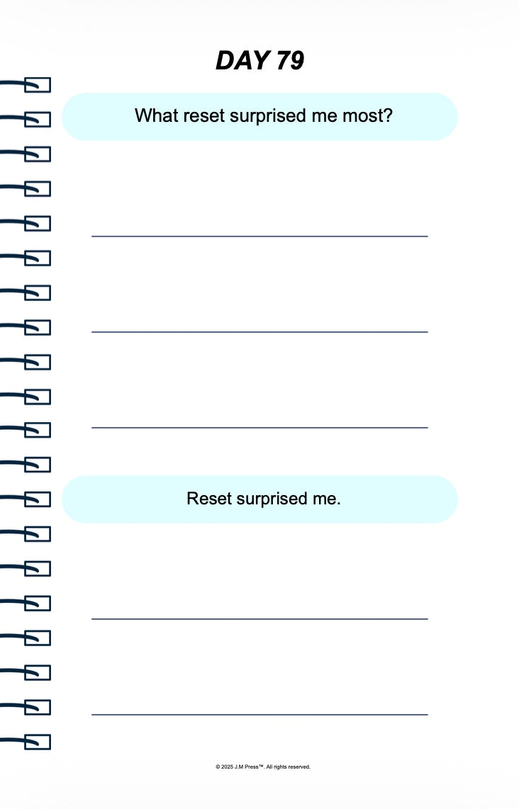 Home Reset Pocket Diary | Guided Journal for Decluttering, Organizing Your Home & Creating a Calm Living Space | JM Press