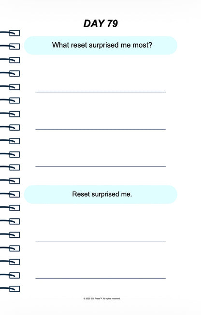 Home Reset Pocket Diary | Guided Journal for Decluttering, Organizing Your Home & Creating a Calm Living Space | JM Press