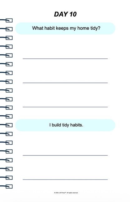 Home Reset Pocket Diary | Guided Journal for Decluttering, Organizing Your Home & Creating a Calm Living Space | JM Press