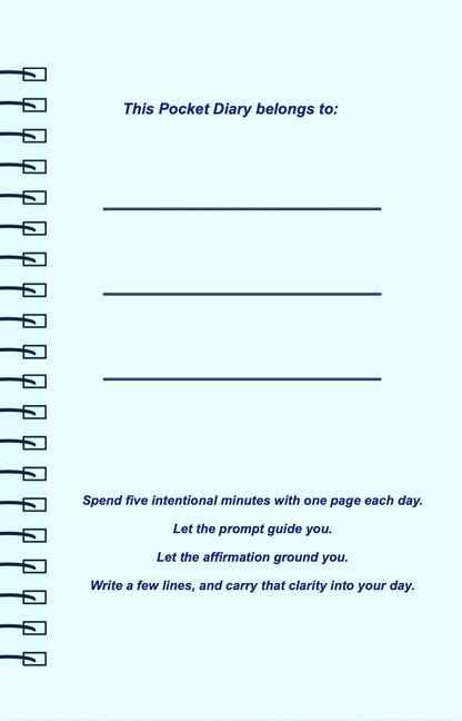 Home Reset Pocket Diary | Guided Journal for Decluttering, Organizing Your Home & Creating a Calm Living Space | JM Press