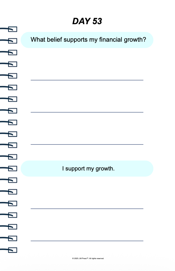 Money Check-In Pocket Diary | Reflective Money Journal for Young Adults Learning Budgeting, Spending Awareness & Healthy Financial Habits | JM Press