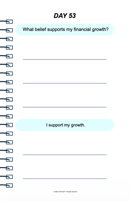 Money Check-In Pocket Diary | Reflective Money Journal for Young Adults Learning Budgeting, Spending Awareness & Healthy Financial Habits | JM Press