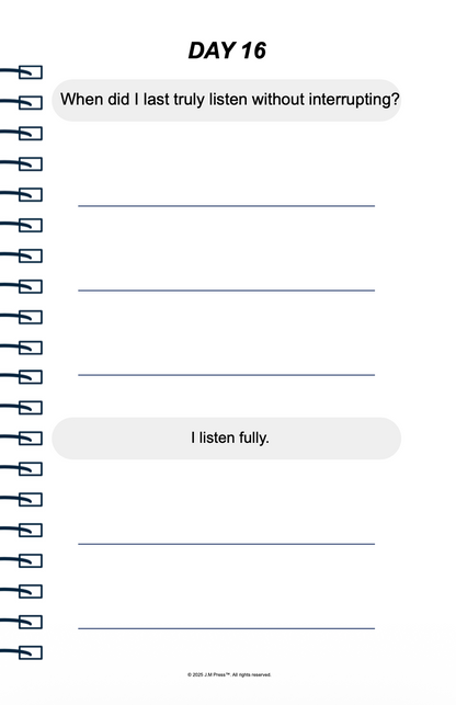 Strong & Present Pocket Diary | Reflective Journal for Fathers Building Consistency, Emotional Presence & Stronger Family Connection | JM Press