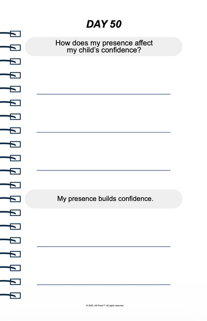 Strong & Present Pocket Diary | Reflective Journal for Fathers Building Consistency, Emotional Presence & Stronger Family Connection | JM Press