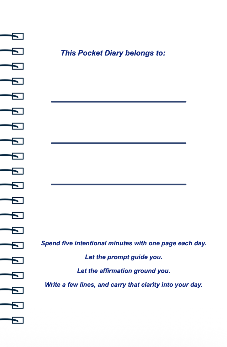 Leading by Love Pocket Diary | Reflective Journal for Fathers Who Want to Lead Their Families with Patience, Compassion & Emotional Strength | JM Press