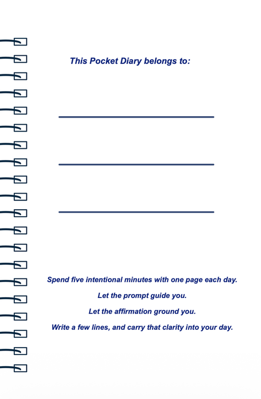 Leading by Love Pocket Diary | Reflective Journal for Fathers Who Want to Lead Their Families with Patience, Compassion & Emotional Strength | JM Press