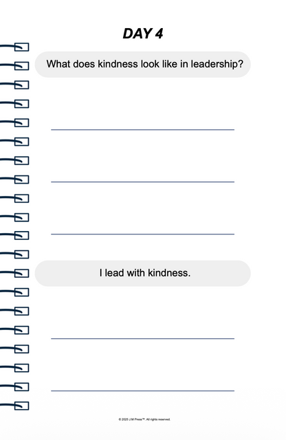 Leading by Love Pocket Diary | Reflective Journal for Fathers Who Want to Lead Their Families with Patience, Compassion & Emotional Strength | JM Press