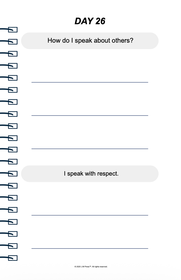 Leading by Love Pocket Diary | Reflective Journal for Fathers Who Want to Lead Their Families with Patience, Compassion & Emotional Strength | JM Press