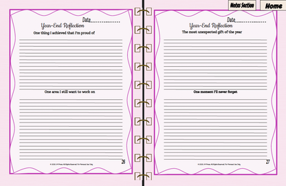 Vision Planner – Undated Yearly Wellness Planner (Wellness Edition)