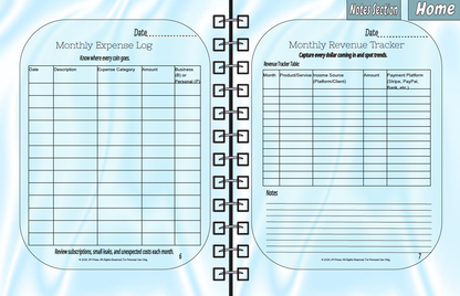 CEO Finance Tracker – Monthly Revenue & Expense Log | JM Press CEO Tools Edition
