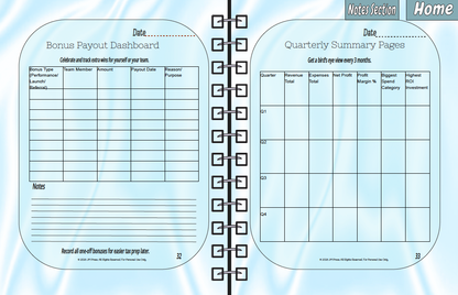 CEO Finance Tracker – Monthly Revenue & Expense Log | JM Press CEO Tools Edition