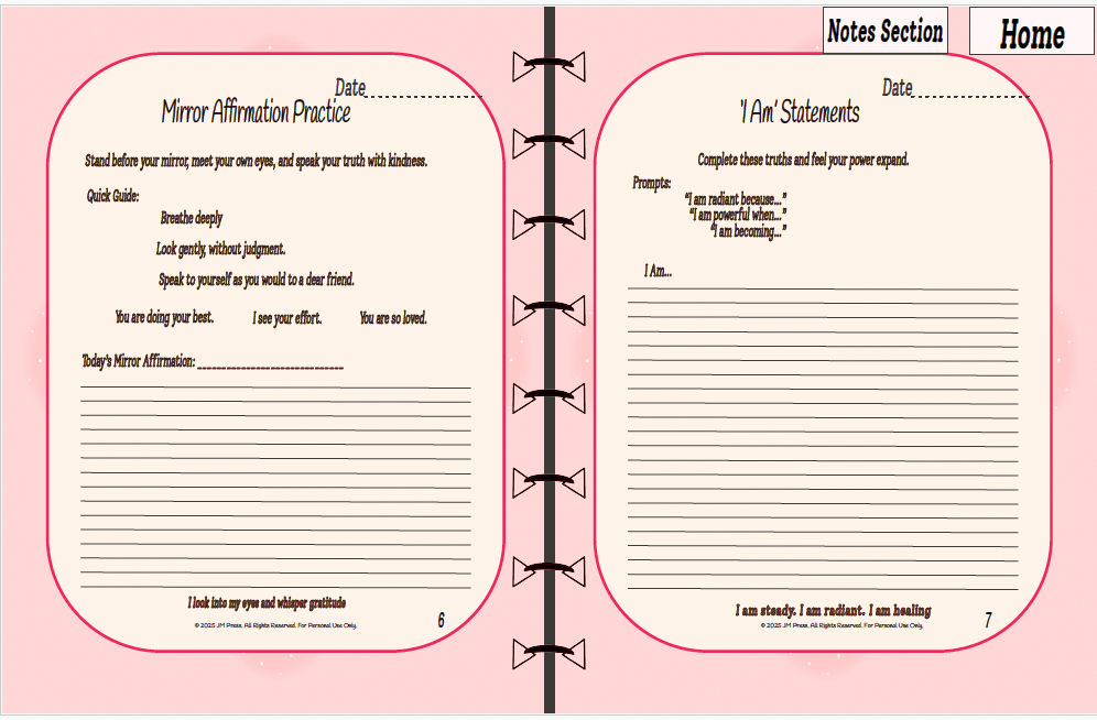 Self-Love Journal – Bold & Soft (JM Press Beauty Edition)