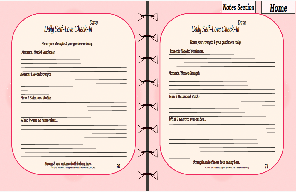 Self-Love Journal – Bold & Soft (JM Press Beauty Edition)