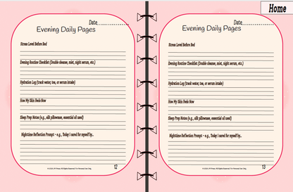 Skincare Tracker – Evening Hydration (JM Press Beauty Edition)