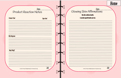 Skincare Tracker – Evening Hydration (JM Press Beauty Edition)