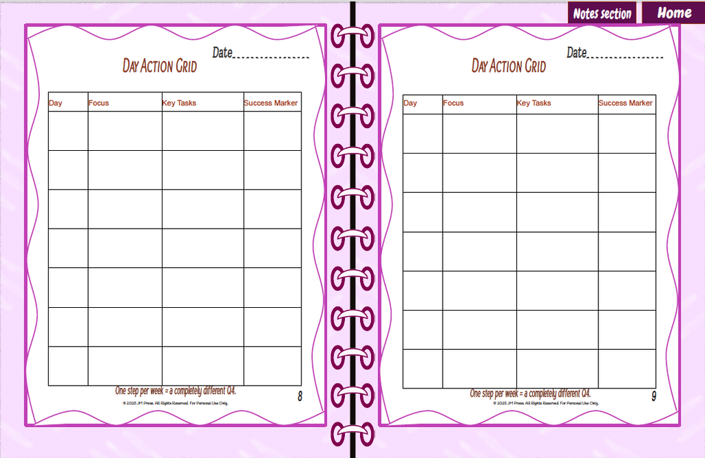 Clarity & Execution Workbook – Q4 Edition (JM Press Workbook Edition)