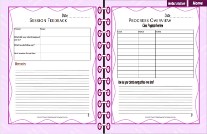 Client Session Planner – Series 1 (JM Press Workbook Edition)