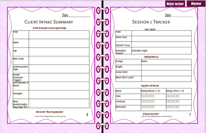 Client Session Planner – Series 2 (JM Press Workbook Edition)