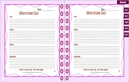 Mind-Storm Grid – 30 Days (JM Press Workbook Edition)