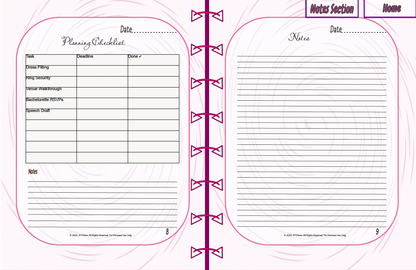 Maid of Honor Wedding Planner | Bachelorette, Speech & Reflection Pages | JM Press