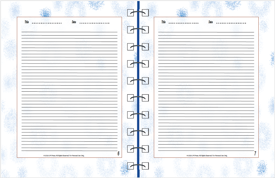 Ideas While Overthinking – Midnight Edition – JM Press Notebooks Edition