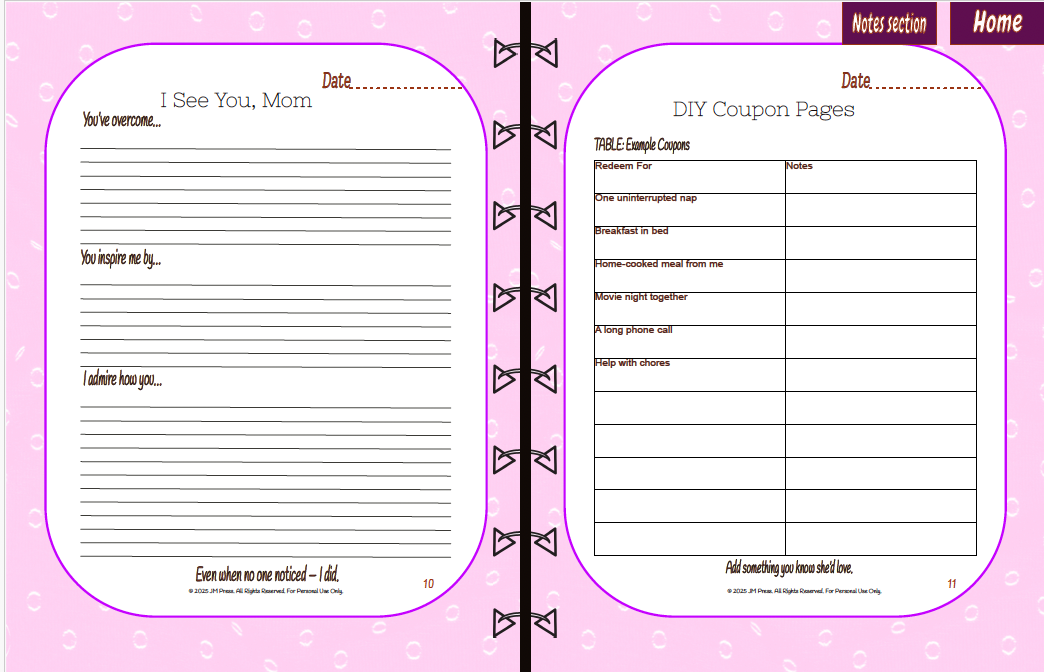 Mother’s Day Journal – A Love Letter to My Mother (Journal)