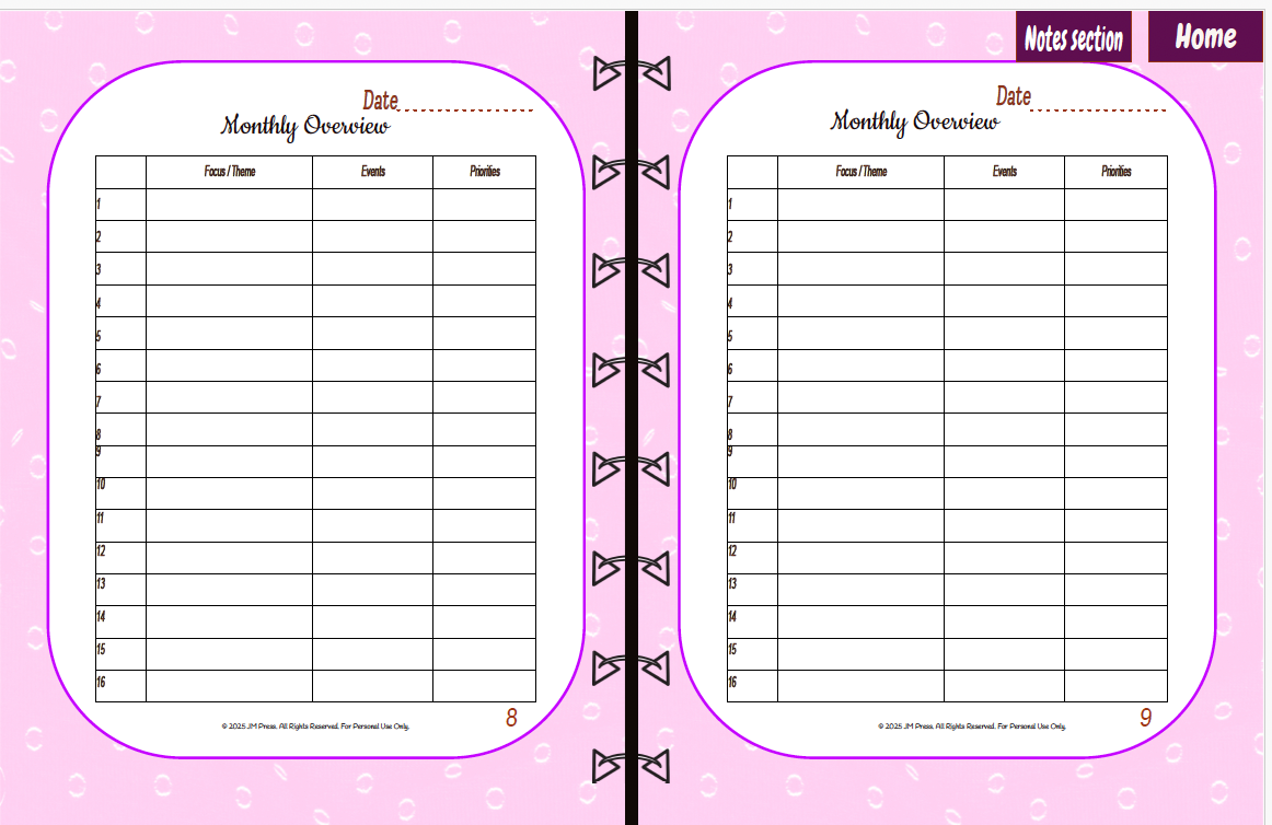 Teacher’s Toolkit – Academic Planner