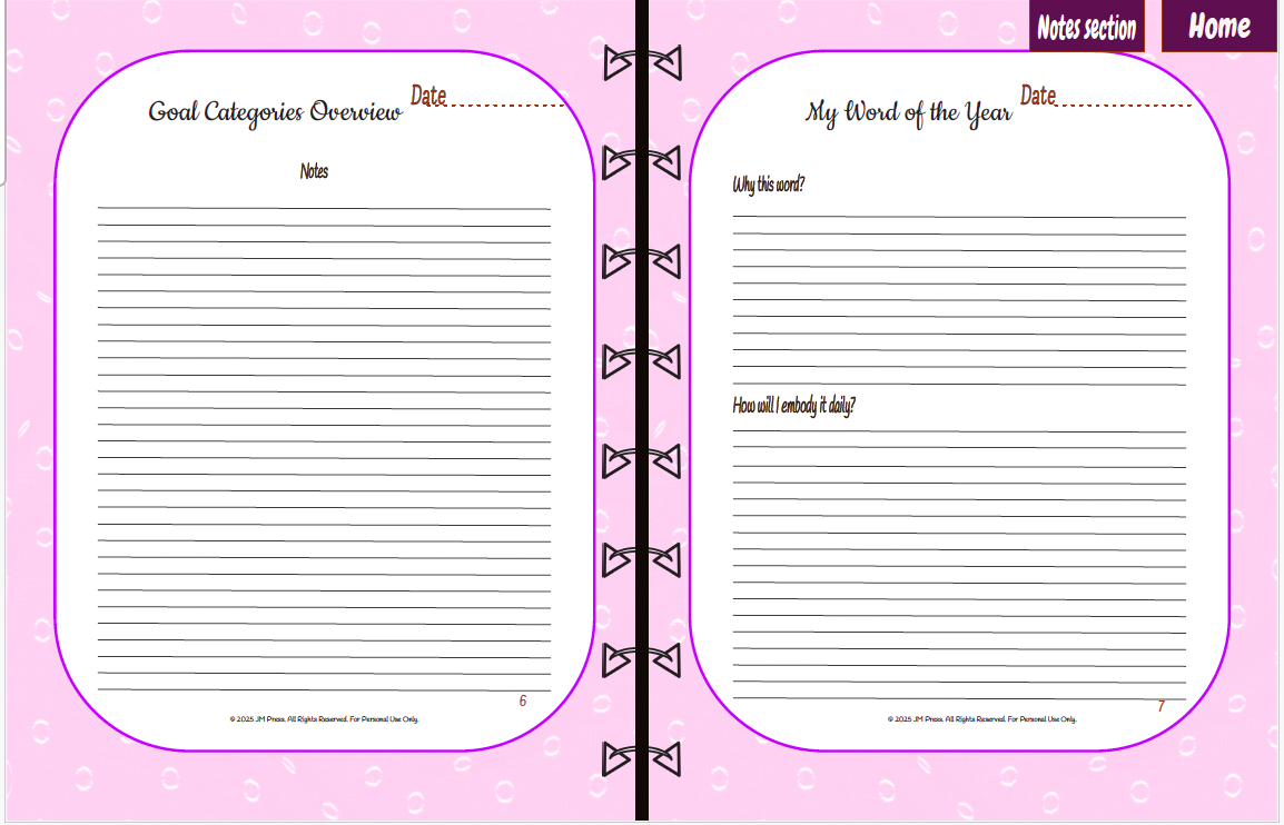 Vision Board Kit – New Year Reset (Planner)